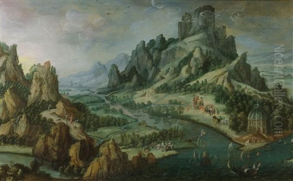 Broad Imaginary Landscape With Allegorical Figures - view 1