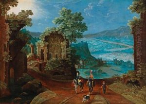 Two Riders On A Hill by Tobias Verhaecht