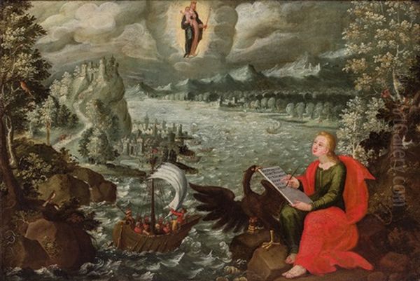 Der Evangelist Johannes Auf Patmos - view 1