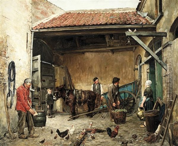 Cour De Ferme En Flandre - Hoeve In Vlaanderen - view 1
