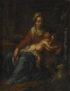 Madonna Med Barnet Och Johannes Doparen