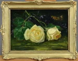 Roses Au Papillon
