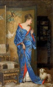 Le Kimono Japonais by Frans Verhas
