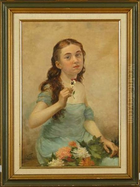Jeune Fille A La Fleur - view 1