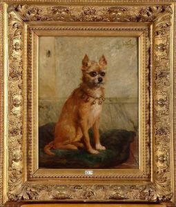 Portrait D'un Chien by Jan Frans Verhas