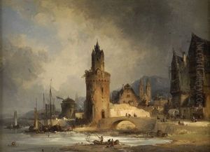 Ansicht Von Heidelberg ? by Theodor Verhas