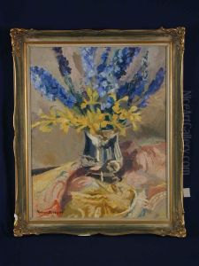 Begonien In Silbervase