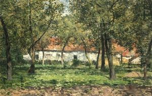 Orchard And Sunny Farm by Isidoor Verheyden