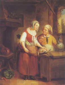 The Merry Cook by Jean Baptiste Verheyden