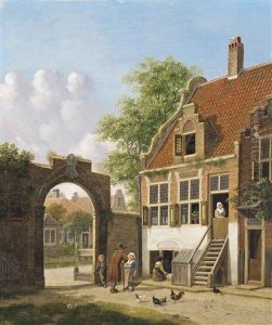 A Conversation On The Footpath by Jan Hendrik Verheyen