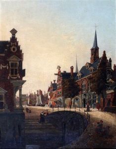 Capriccio Dutch City View by Jan Hendrik Verheyen