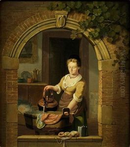 Morning Chores by Jan Hendrik Verheyen