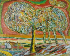 Baume In Landschaft by Jan Verhoeven