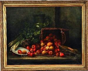 Nature Morte Aux Pommes by Seraphin Achille Verhoeven