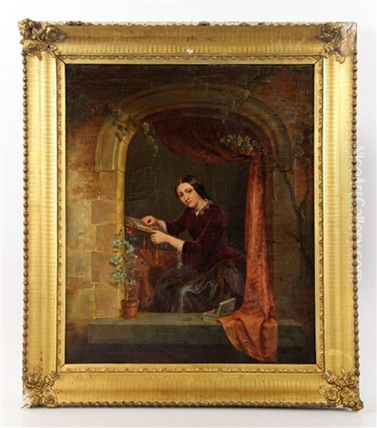 Lady In Window - view 1