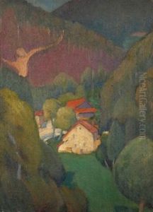 Paysage Aux Alentours De Beuron by Jan Verkade