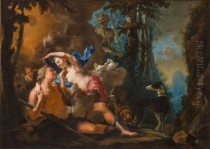 Amor And Psyche by Nicholaas Verkolye