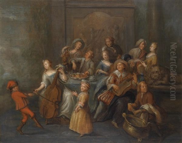 Musizierende Gesellschaft - view 1