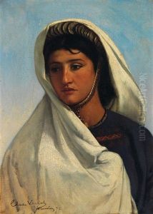 Femme De Jerusalem Woman From Jerusalem by Charles Verlat