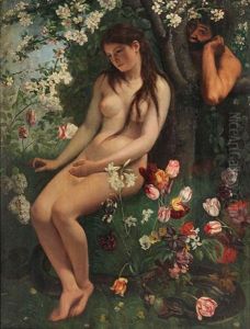 Adam Et Eve by Charles Verlat