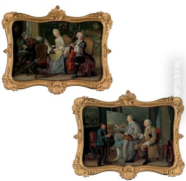 The Concert (+ The Artist's Studio; Pair) - view 1