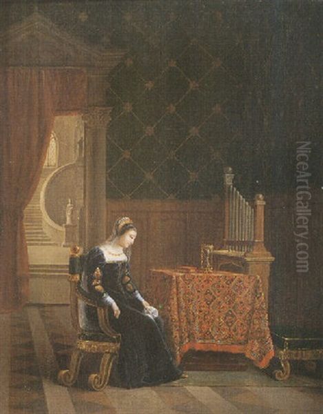 La Reine Marie D'ecosse Apres La Sentence (?) - view 1