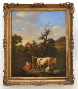 Landskap Med Herdar Och Boskap by Jan Vermeer van Haarlem III