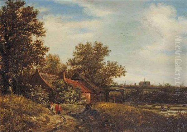 A Dune Landscape With A View Of Haarlem - view 1