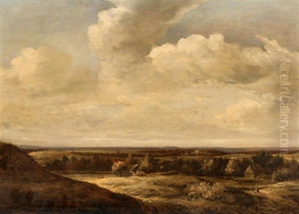 Weite Dunenlandschaft Mit Bauern - view 1