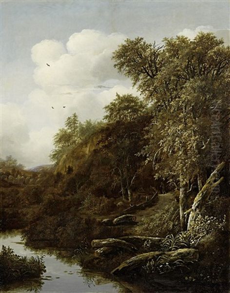 Waldlandschaft Mit Bach - view 1