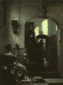 Dutch Interior by Jan Vermeer Van Delft