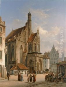 Die St. Sebaldus-kirche In Nurnberg by Ivo Ambroise Vermeersch