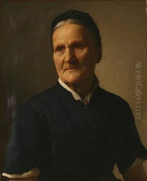 Portrait Of An Elderly Woman - view 1