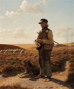 En Jysk Farehyrde Pa Heden by Frederik Vermehren