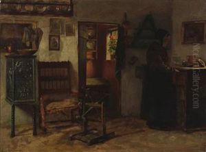 Interior With A Woman Interior With A Woman