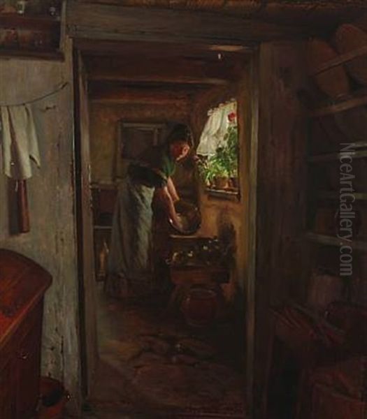 Messingtojet Pudses, Interior Fra Horns Herred - view 1