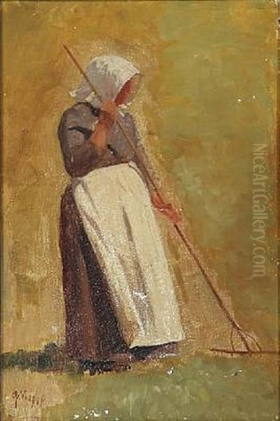 A Peasant Woman. Sketch - view 1
