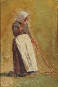 A Peasant Woman. Sketch A Peasant Woman. Sketch