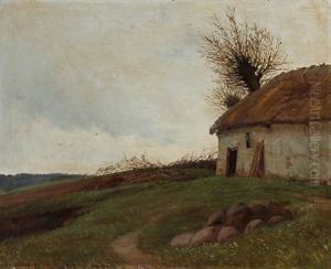 Autumn Day At A Country House by Gustav Vermehren