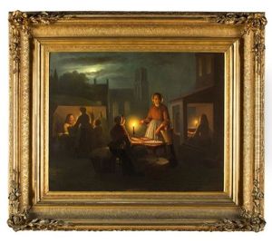 La Marchande De Poissons A La Chandelle