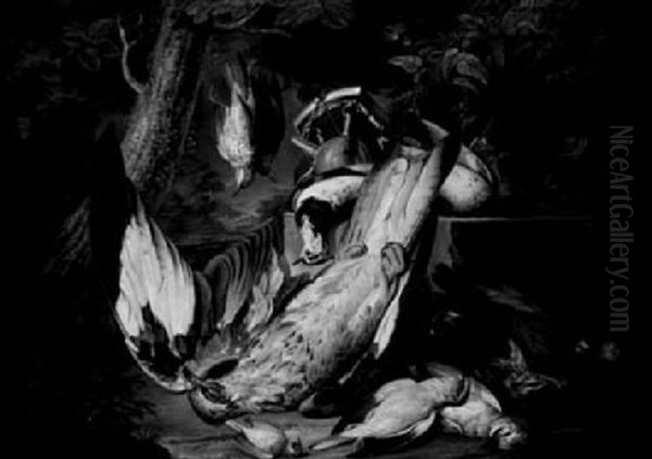 Still Life Of Game In A Landscape - view 1