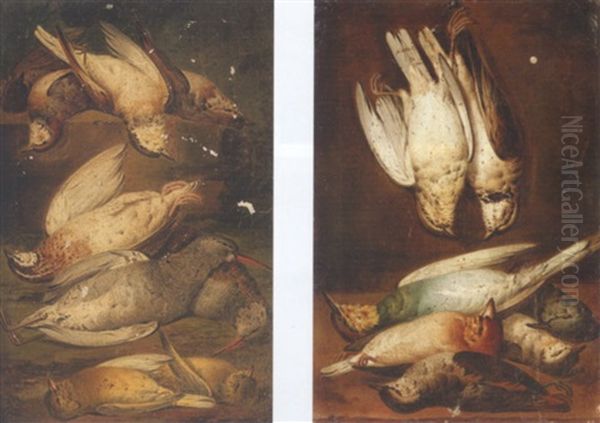 Still Life Of Songbirds - view 1