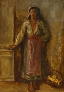 The Flower Girl by Nicolae Vermont