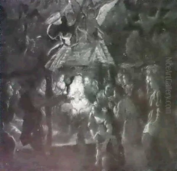 L'adorazione Dei Pastori La Disputa Di Gesu Fanciullo       Nel Tempio - view 1