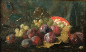 Nature Morte Aux Prunes Et Aux Raisins Nature Morte Aux Prunes Et Aux Raisins