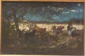 Fermiere Pres D'un Puits