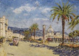 Vue De La Promenade Des Anglais Et Du Casino, Nice