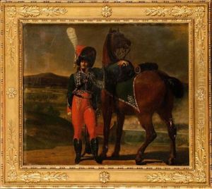 Le Capitaine Jean Pierre Fournier De Bellevue, Commandant Le 2e Escadron Du 3e Regiment De Garde D"honneur, Lors Du Blocus De Landau, 1814
