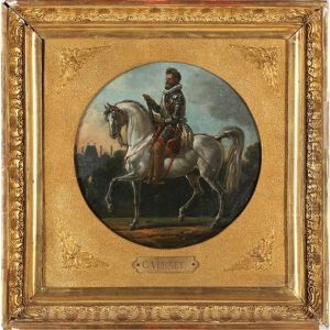 Equestrian Portrait Of Henry Iv by Carle Vernet