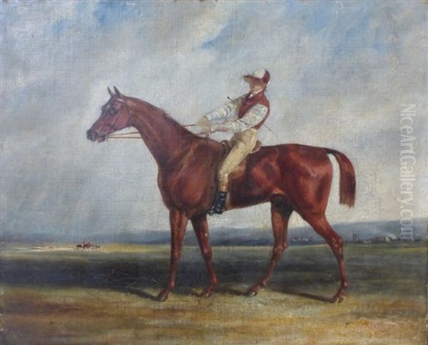 Portrait De Jockey A Cheval - view 1